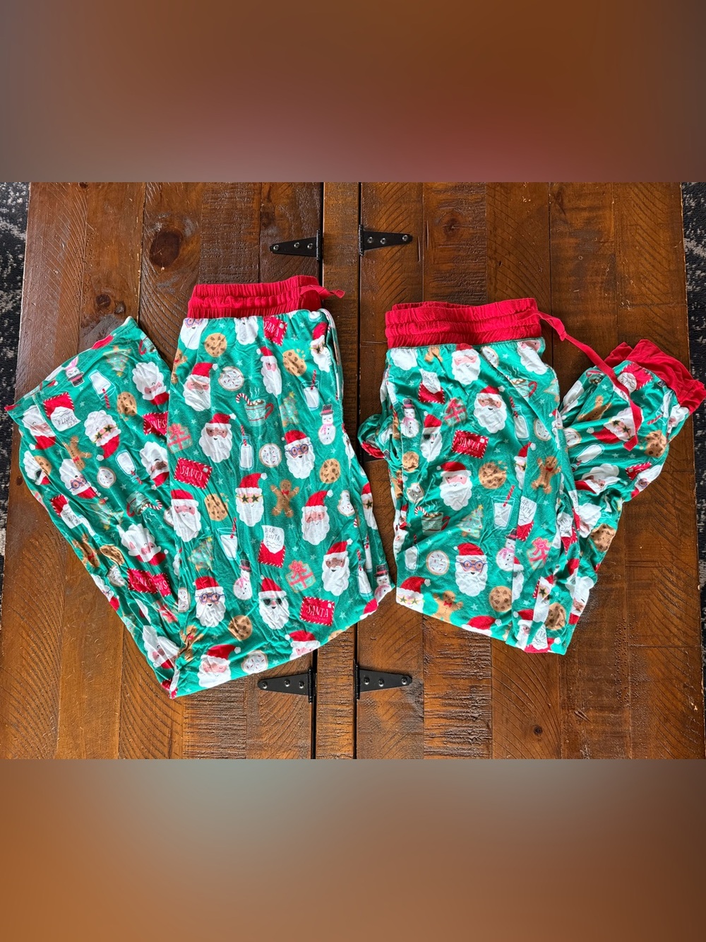 Little Sleepies Christmas Pajama Bottoms Womens Medium Mens Large